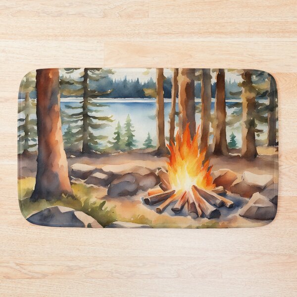 Item preview, Intense Campfire by the Lake designed and sold by CalmnessbyChoice.