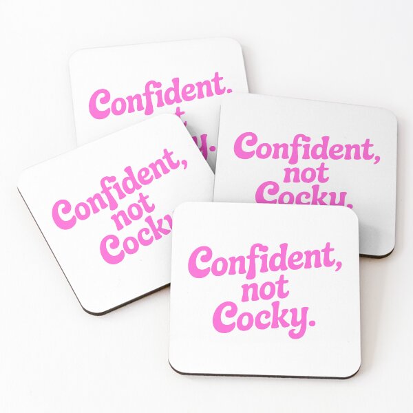 Item preview, Confident Not Cocky! Pink Girly designed and sold by PMCreative.