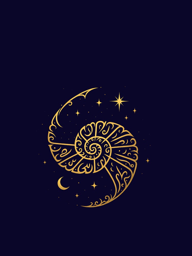Thumbnail 4 of 4, iPhone Case, Celestial Shell designed and sold by TheNillay.