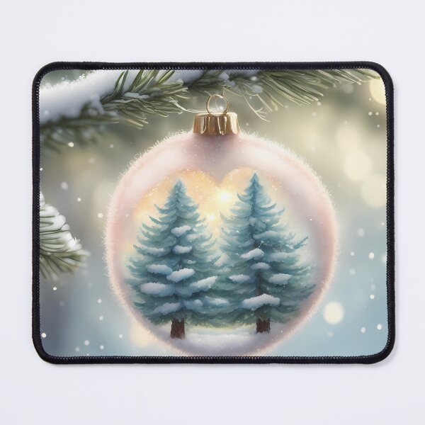 Item preview, Twin Fir Trees in Bauble designed and sold by CalmnessbyChoice.