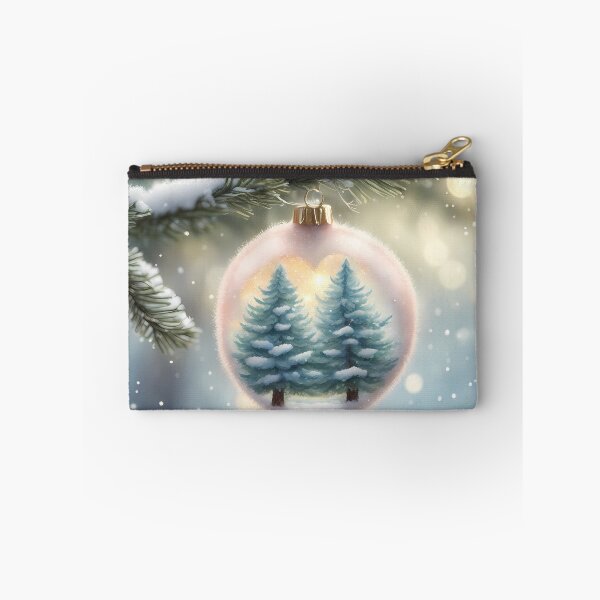 Item preview, Twin Fir Trees in Bauble designed and sold by CalmnessbyChoice.