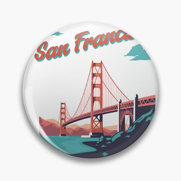 Item preview, San Francisco Golden Gate Bridge Travel Souvenir designed and sold by flidesign .
