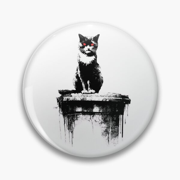 Item preview, Banksy Gaze of the Urban Cat designed and sold by hamishby.