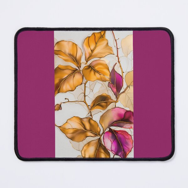 Item preview,  Colorful flower texture,  pink purple gold pattern, leaf pattern,  abstracitive designed and sold by KolorellaS.