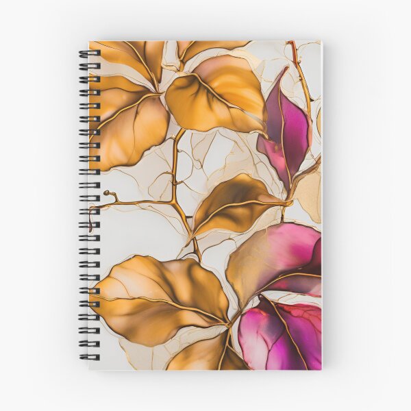 Item preview,  Colorful flower texture,  pink purple gold pattern, leaf pattern,  abstracitive designed and sold by KolorellaS.