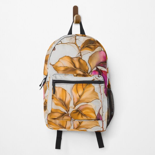 Item preview,  Colorful flower texture,  pink purple gold pattern, leaf pattern,  abstracitive designed and sold by KolorellaS.