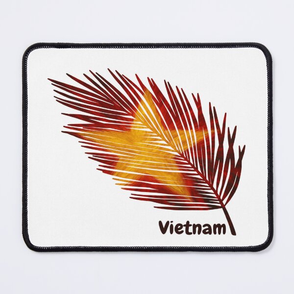 Item preview, Abstract Flag of Vietnam – Feather Design designed and sold by ArteJorge48.