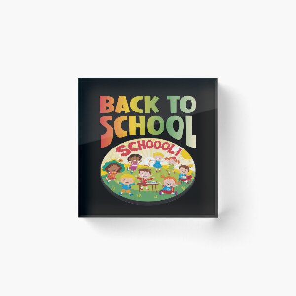 Item preview, BACK TO SCHOOL happy kids seeing all their friends at school  designed and sold by Jt41.