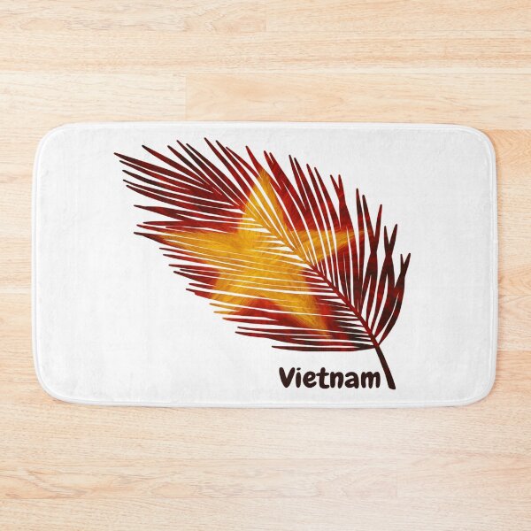 Item preview, Abstract Flag of Vietnam – Feather Design designed and sold by ArteJorge48.