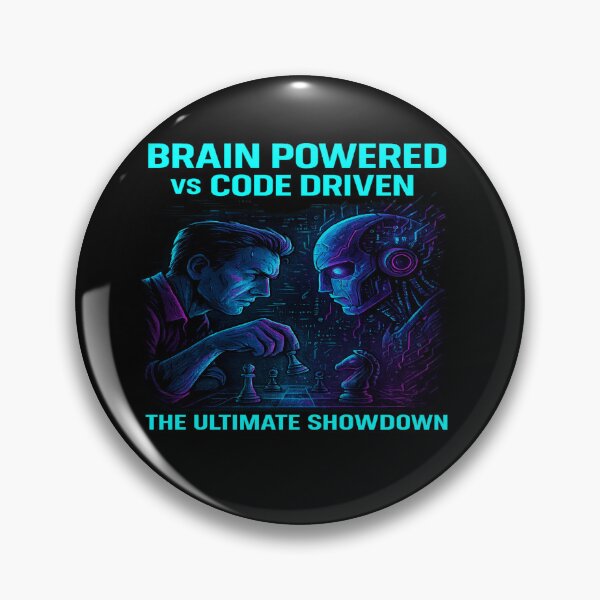 Item preview, Epic Human vs AI Showdown – Brain vs Code designed and sold by ‏Designly Yours‏.