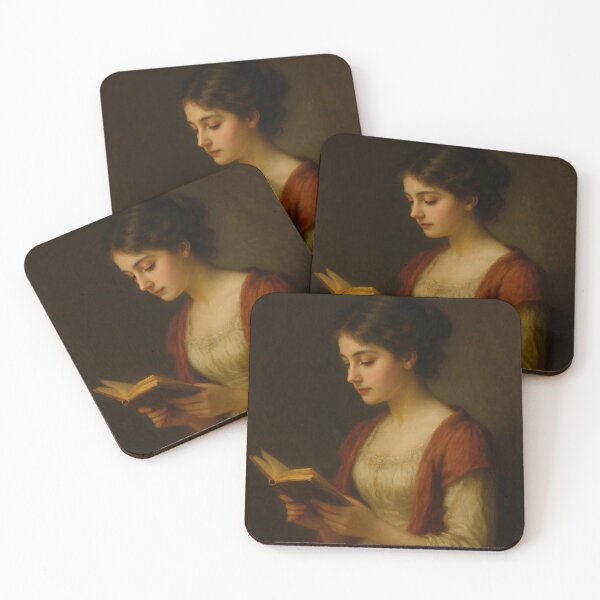 Item preview, Young Lady Reading — Portrait  designed and sold by matersalvatoris.