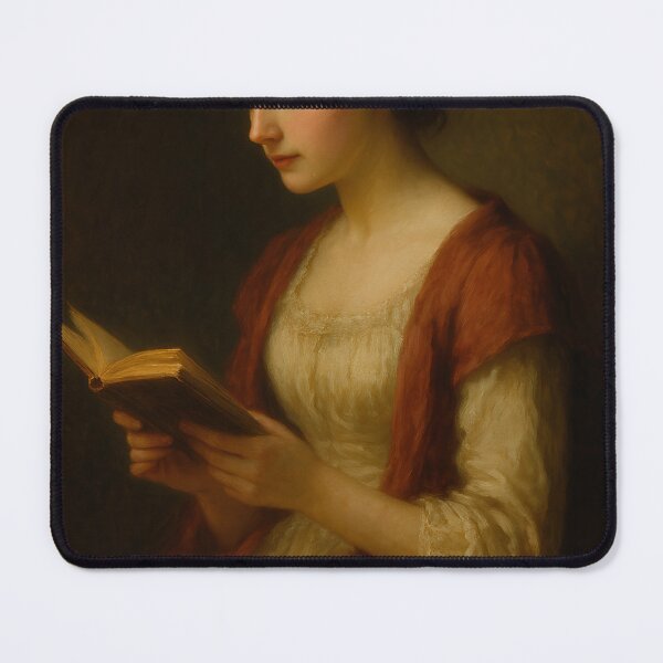 Item preview, Young Lady Reading — Portrait  designed and sold by matersalvatoris.