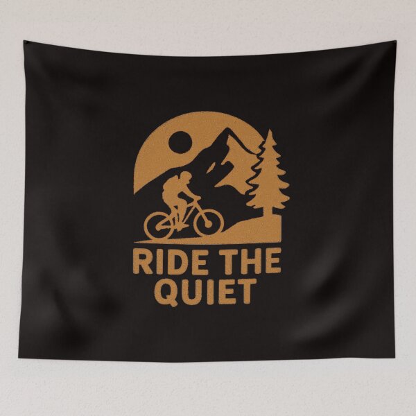 Item preview, Mountain Biking Design for Peaceful Trails designed and sold by Timber & Dust.
