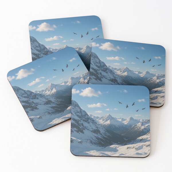 Item preview, Freedom under the snow-capped mountain sky designed and sold by DKP-AI.