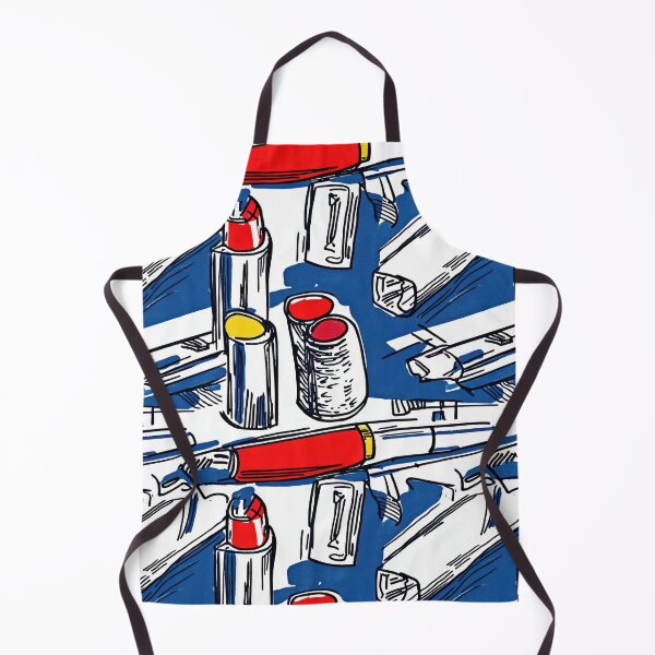 Item preview, Vivid pattern with pencils, eyeliners, and — Modern Beauty Essentials designed and sold by HEADMADE-TV.