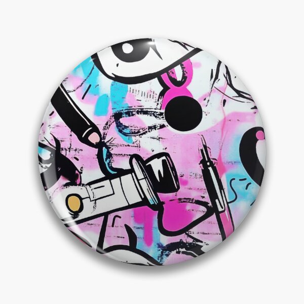 Item preview, Fashionable pattern with mascaras, pencils, and — Modern Beauty Essentials designed and sold by HEADMADE-TV.