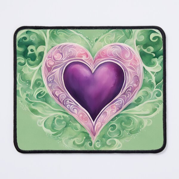 Item preview, Purple Watercolour Heart designed and sold by CalmnessbyChoice.