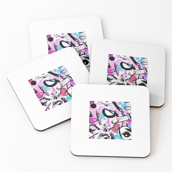 Item preview, Fashionable pattern with mascaras, pencils, and — Modern Beauty Essentials designed and sold by HEADMADE-TV.