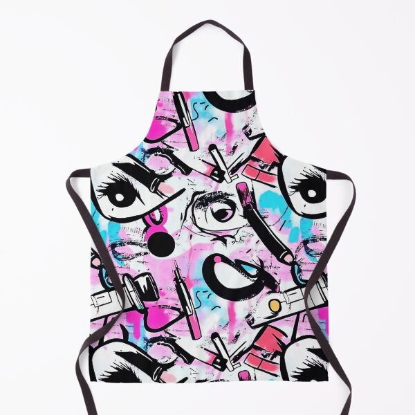 Item preview, Fashionable pattern with mascaras, pencils, and — Modern Beauty Essentials designed and sold by HEADMADE-TV.