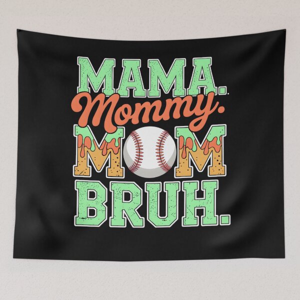 Item preview, Bruh Baseball Mom Ice Cream Drip Women Funny Dripping designed and sold by clothesy7.