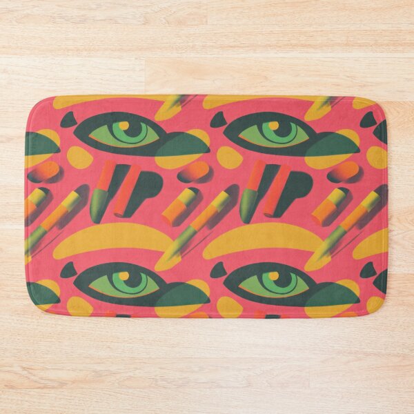 Item preview, Stylish pattern with mascaras, eyeliners, and — Modern Beauty Essentials designed and sold by HEADMADE-TV.
