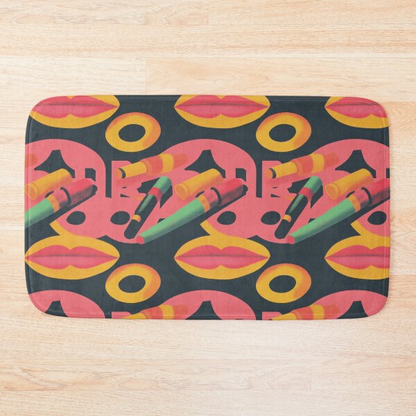 Item preview, Vivid pattern with mascaras, makeup brushes, — Modern Beauty Essentials designed and sold by HEADMADE-TV.