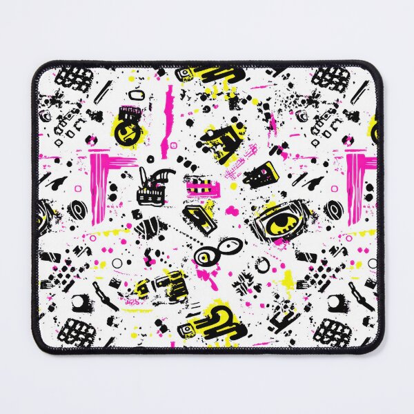Item preview, Memphis Vertical Neon Flash — 80s Pop Retro Clash designed and sold by HEADMADE-TV.