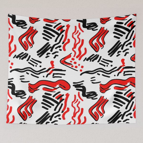 Item preview, Memphis Vertical Neon Surge — 80s Pop Retro Clash designed and sold by HEADMADE-TV.