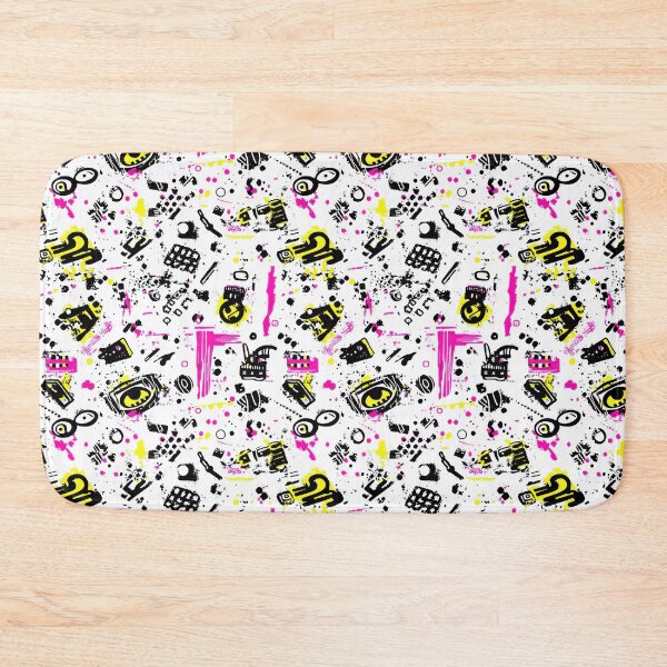 Item preview, Memphis Vertical Neon Flash — 80s Pop Retro Clash designed and sold by HEADMADE-TV.