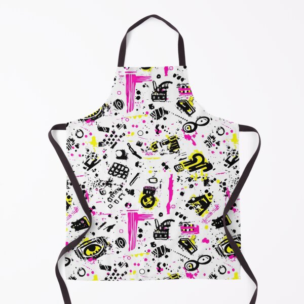 Item preview, Memphis Vertical Neon Flash — 80s Pop Retro Clash designed and sold by HEADMADE-TV.