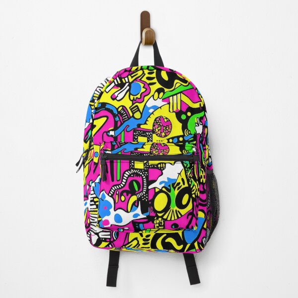 Item preview, Memphis Vertical Neon Wave — 80s Pop Retro Clash designed and sold by HEADMADE-TV.