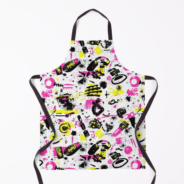 Item preview, Memphis Neon Vertical Surge — 80s Pop Retro Clash designed and sold by HEADMADE-TV.