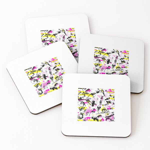 Item preview, Vibrant Memphis Vertical Flow — 80s Pop Retro Clash designed and sold by HEADMADE-TV.