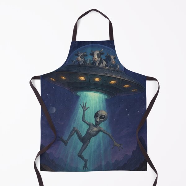 Item preview, Alien Cows and the Cosmic Abduction designed and sold by Ambient Flow.