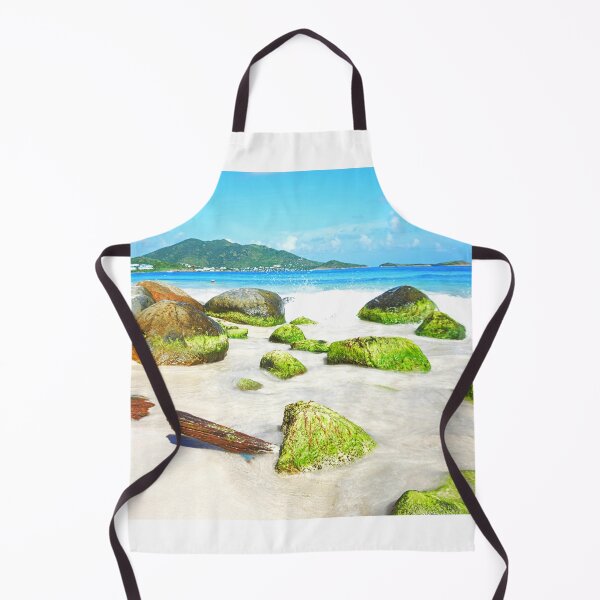 Item preview, Mossy Rocks On Orient Bay Saint Martin designed and sold by LisaWootenPhoto.
