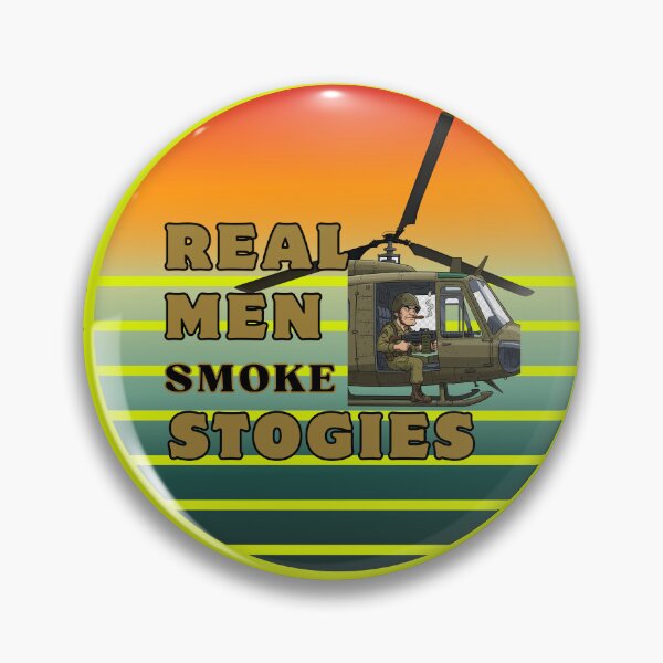 Item preview, Cigar - Real Men Smoke Stogies designed and sold by MasonsTshirts.