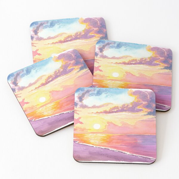 Item preview, Golden Gulf Coast Island Sunset Serenity on Santa Rosa Island Beach designed and sold by artshop77.