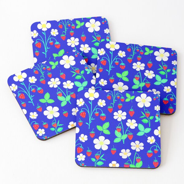 Item preview, Wild Strawberries Blue designed and sold by SilverPegasus.