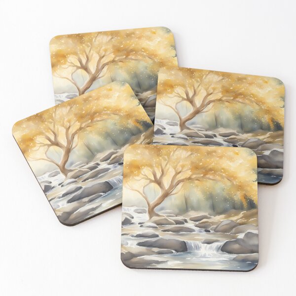 Item preview, Tree with Golden Leaves designed and sold by CalmnessbyChoice.