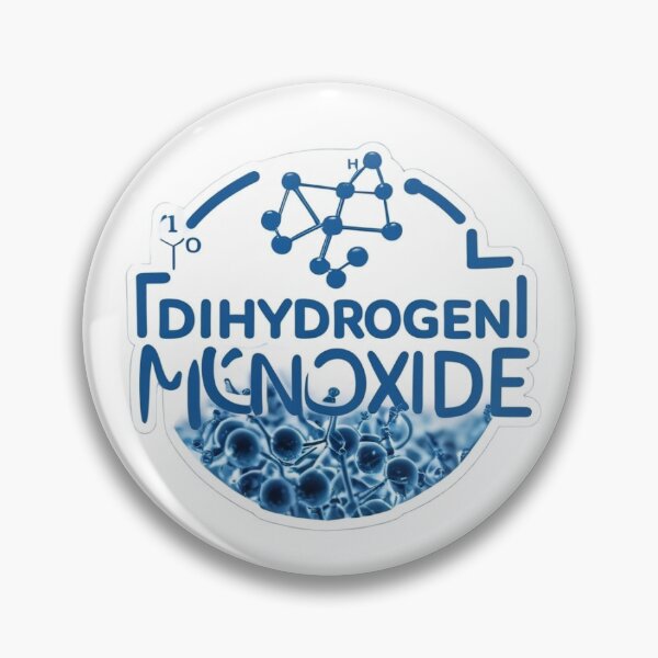 Item preview, Dihydrogen Monoxide Sticker designed and sold by Victoriella-v.