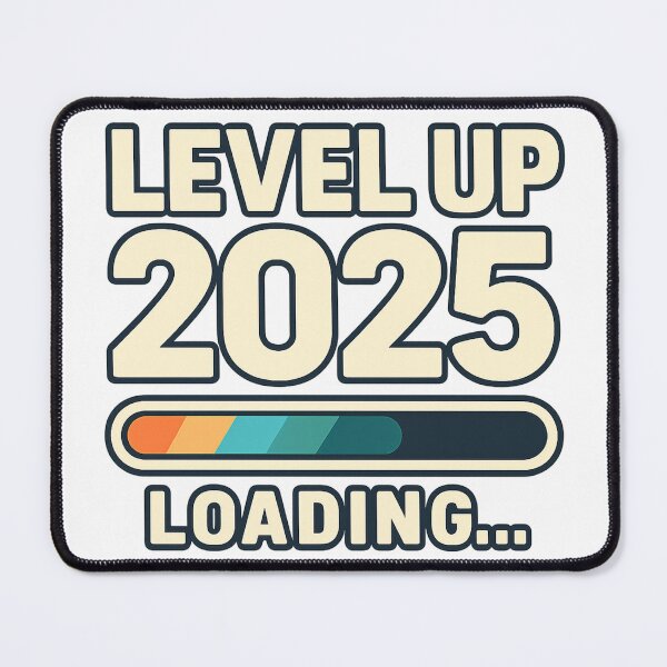 Item preview, “Level Up: 2025 Loading…” – New Year Countdown designed and sold by wr3ckski.