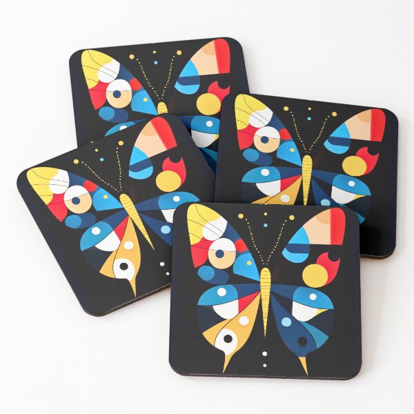 Item preview, Abstract Geometric Butterfly in Modern Pop Style designed and sold by Taans-Creation.
