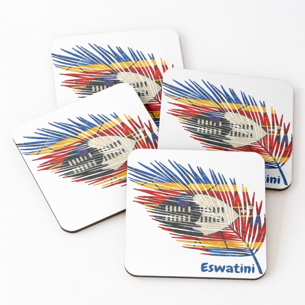 Item preview, Abstract Flag of Eswatini – Feather Design designed and sold by ArteJorge48.