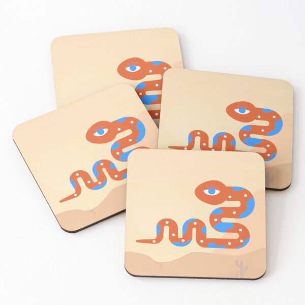 Item preview, Colorful Desert Snake Illustration designed and sold by LipsLab.