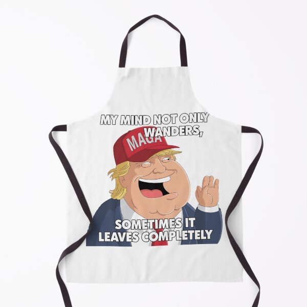 Item preview, Donald Trump, mind wanders, MAGA, joke, funnyfits70, Humor, Funny, retro, vintage, funny quotes, animal humor, designed and sold by FunnyFits70.