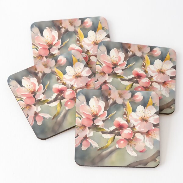 Item preview, Sunlit Pink Apple Blossoms designed and sold by CalmnessbyChoice.