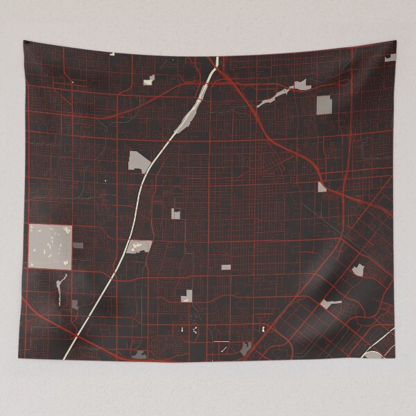 Item preview, Santa Ana City Map of California, USA - Vector designed and sold by deMAP.