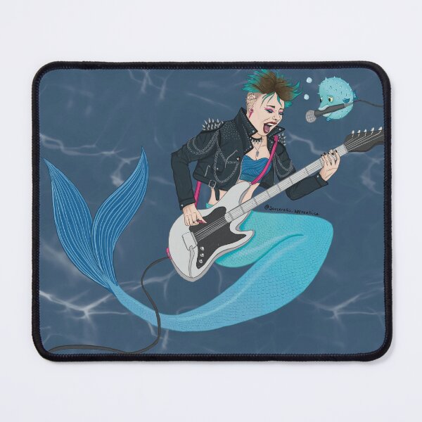 Item preview, Melody the punk mermaid rocker - Mermay 2025 designed and sold by SorceressApprentice.