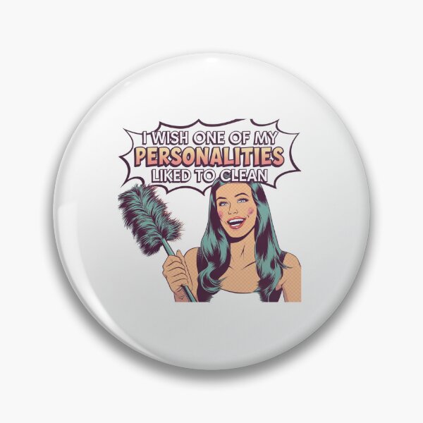 Item preview, Multiple Personalities, Zero Maids, housework, messy, clean, funnyfits70, Humor, Funny, retro, vintage, funny quotes, animal humor, designed and sold by FunnyFits70.