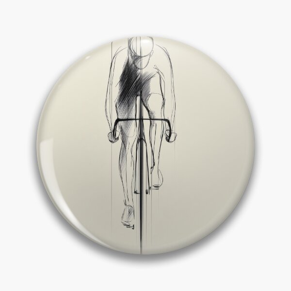 Item preview, Cyclist racing downhill designed and sold by Made-by-Gus.